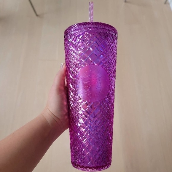 Starbucks Jeweled Purple Taffy 2023 Valentine's Day Tumbler Venti 24 oz NWT 💜 - Picture 3 of 7